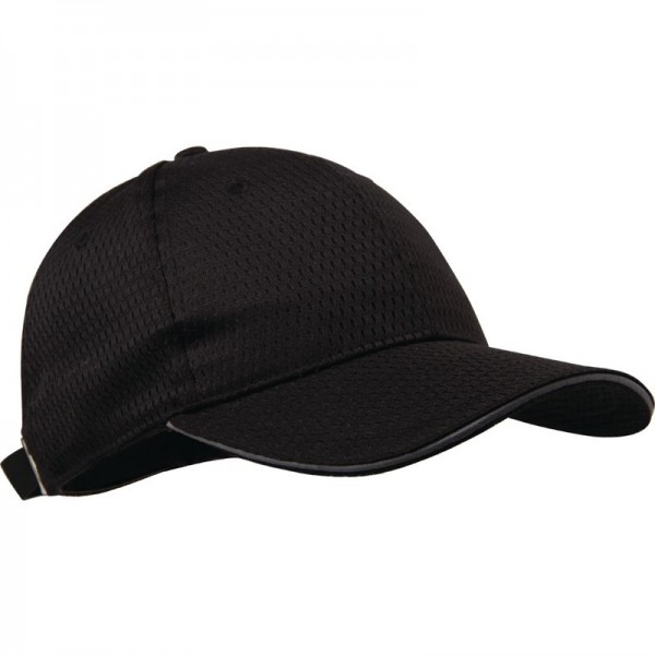 Chef Works Cool Vent Baseballcap schwarz-grau