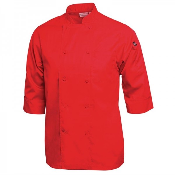 Chef Works Unisex Kochjacke rot M