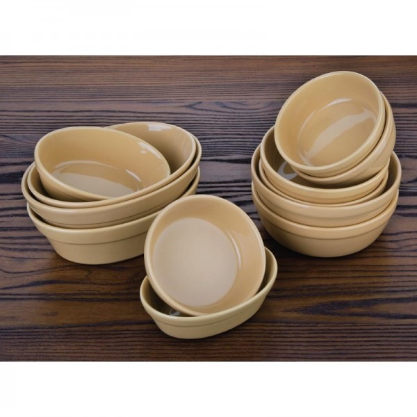 Olympia Stoneware runde Auflaufformen 15,6cm