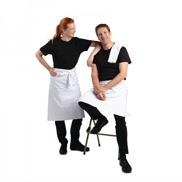 Bistroschürze weiß
