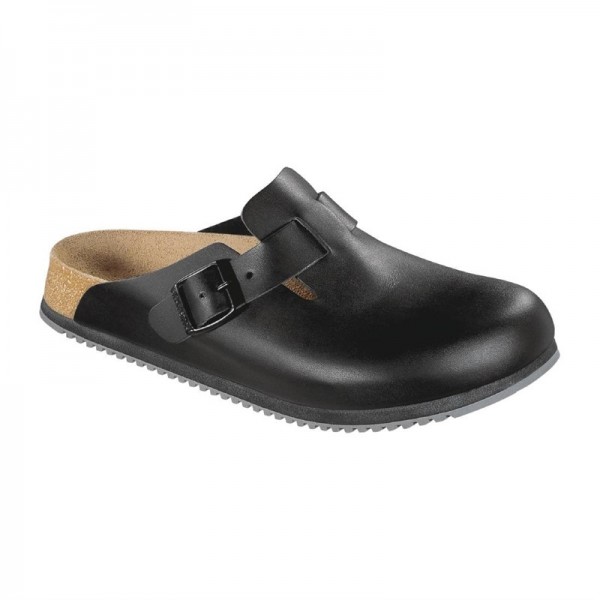 Birkenstock Boston Super Grip Clogs schwarz Größe 41