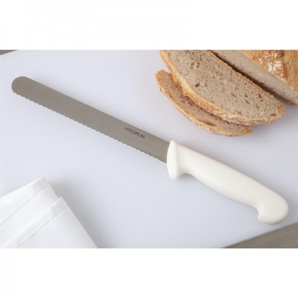 Hygiplas Brotmesser 20cm weiß