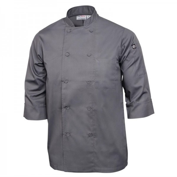 Chef Works Unisex Kochjacke grau S