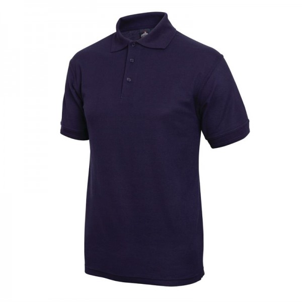 Unisex Poloshirt marineblau L