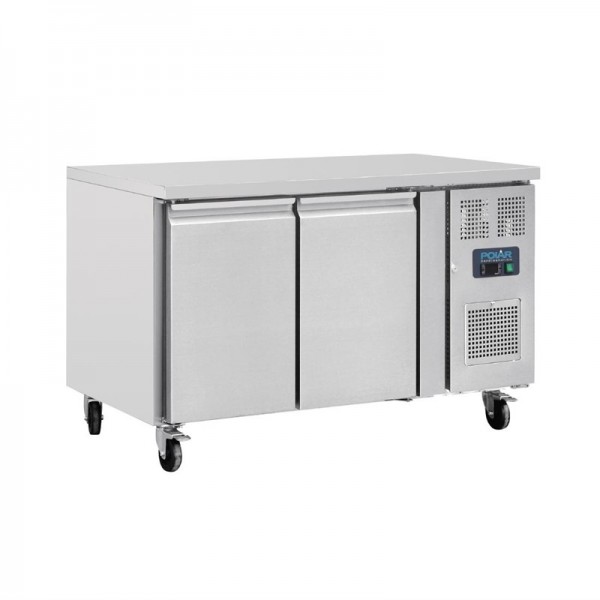 Polar Kühltisch 282 Liter 2-türig